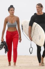 KELLY GALE Out at a Beach in Santa Monica 08/06/2020