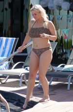 KERRY KATONA in Bikini at a Pool in Spain 08/27/2020