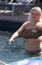 KERRY KATONA in Bikini at a Pool in Spain 08/27/2020