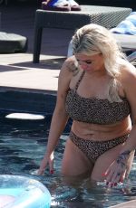 KERRY KATONA in Bikini at a Pool in Spain 08/27/2020