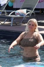 KERRY KATONA in Bikini at a Pool in Spain 08/27/2020