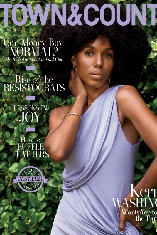 KERRY WASHINGTON in Town & Country Magazine, September 2020