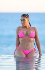 KIM KARDASHIAN in Bikini at KKW Beauty Photoshoot in Cabo San Lucas 08/23/2020