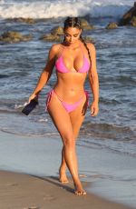 KIM KARDASHIAN in Bikini at KKW Beauty Photoshoot in Cabo San Lucas 08/23/2020