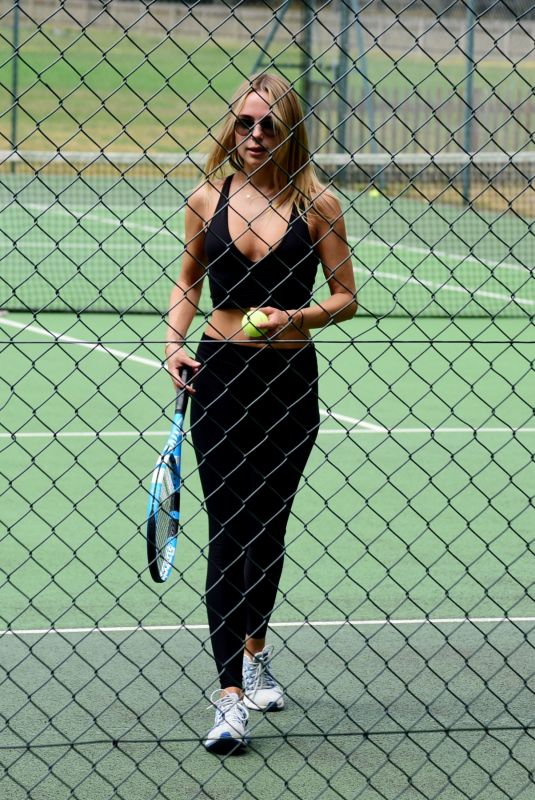 KIMBERLEY GARNER Playing Tennis at King