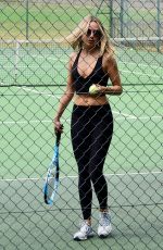 KIMBERLEY GARNER Playing Tennis at King
