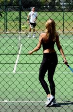KIMBERLEY GARNER Playing Tennis at King