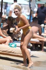 KONSTATINA SPYROPOLOU in Swimsuit at a Beach in Mykonos 08/06/2020