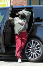 KOURTNEY KARDASHIAN and ADDISON RAE at Alfreds Coffee in Studio City 08/05/2020