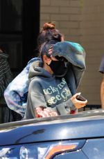KOURTNEY KARDASHIAN and ADDISON RAE at Alfreds Coffee in Studio City 08/05/2020