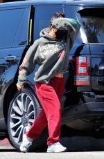 KOURTNEY KARDASHIAN and ADDISON RAE at Alfreds Coffee in Studio City 08/05/2020