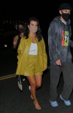 KOURTNEY KARDASHIAN and ADDISON RAE Out for Dinner in Malibu 08/30/2020
