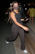 KOURTNEY KARDASHIAN and ADDISON RAE Out for Dinner in Malibu 08/30/2020