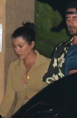 KOURTNEY KARDASHIAN and Scott Disick at Nobu in Malibu 08/28/2020