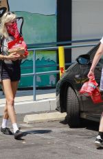 KRISTEN STEWART and DLAN MEYER Shopping at For Pets Only in Los Feliz 08/24/2020