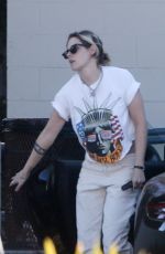 KRISTEN STEWART Out and About in Los Feliz 08/30/2020