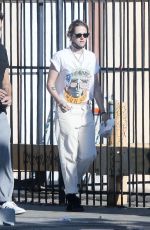 KRISTEN STEWART Out and About in Los Feliz 08/30/2020