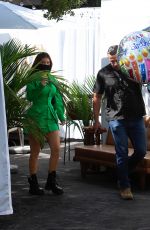 KYLIE JENNER Out for Lunch at 40 Love in West Hollywood 08/13/2020