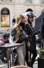 KYLIE JENNER Out for Lunch in Paris 08/27/2020