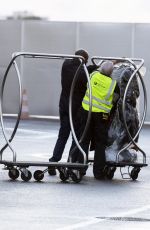 KYLIE JENNER, Zack Bia and Fai Khadra at Le Bourget Airport 08/28/2020