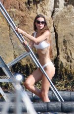 LARA LEITO in a White Bikini at a Beach in France 08/01/2020