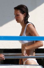 LARA LIETO in a White Bikini at a Beach in France 08/01/2020