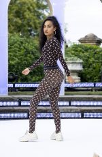 LEIGH-ANNE PINNOCK Rehearsing at Hertfordshire