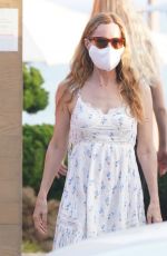LESLIE MANN at Nobu in Malibu 08/23/2020