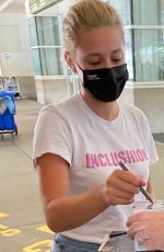 LILI REINHART at Airport in Vancouver 08/23/2020