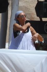 LILLY BECKER in Swimsuit at a Beach in Sardinia 08/07/2020