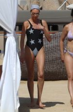 LILLY BECKER in Swimsuit at a Beach in Sardinia 08/07/2020
