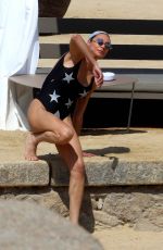 LILLY BECKER in Swimsuit at a Beach in Sardinia 08/07/2020