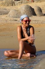 LILLY BECKER in Swimsuit on the Beach in Italy 08/07/2020