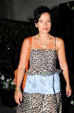 LILY ALLEN Out for Dinner with Friends in Mayfair 08/11/2020