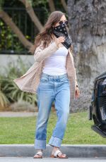 LILY COLLINS Out and About in Beverly Hills 08/21/2020
