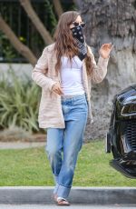 LILY COLLINS Out and About in Beverly Hills 08/21/2020