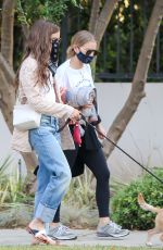LILY COLLINS Out and About in Beverly Hills 08/21/2020