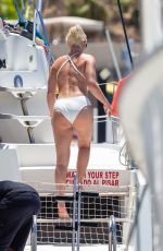 LINDSEY VONN in Swimsuit a a Yacht in Cabo San Lucas 08/15/2020