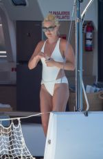 LINDSEY VONN in Swimsuit a a Yacht in Cabo San Lucas 08/15/2020