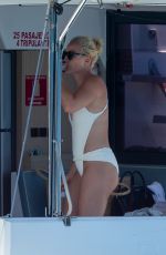 LINDSEY VONN in Swimsuit a a Yacht in Cabo San Lucas 08/15/2020