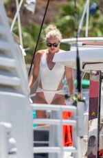 LINDSEY VONN in Swimsuit a a Yacht in Cabo San Lucas 08/15/2020