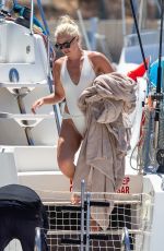LINDSEY VONN in Swimsuit a a Yacht in Cabo San Lucas 08/15/2020