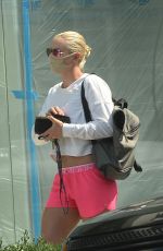 LINDSEY VONN Leaves a Salon in Los Angeles 08/19/2020