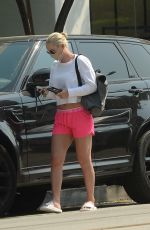 LINDSEY VONN Leaves a Salon in Los Angeles 08/19/2020