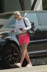 LINDSEY VONN Leaves a Salon in Los Angeles 08/19/2020