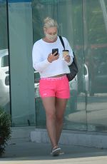 LINDSEY VONN Leaves a Salon in Los Angeles 08/19/2020