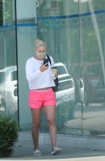 LINDSEY VONN Leaves a Salon in Los Angeles 08/19/2020