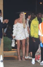 LINDSEY VONN Out for Dinner in Malibu 08/21/2020