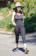 LISA RINNA Out Hiking in Studio City 08/08/2020