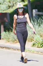 LISA RINNA Out Hiking in Studio City 08/08/2020